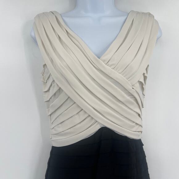 Scarlett Nite Bandage Dress 6 Holiday Elegant Formal Colorblock Old Hollywood - Picture 2 of 10